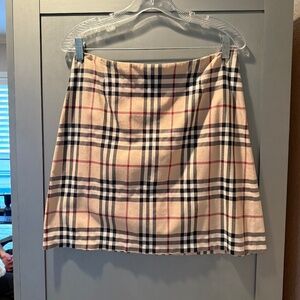 Burberry Mini Skirt Size 10